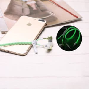 E-Shopper Leuchtender Zipper In-Ear Kopfhörer