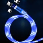 Luminous Magnetic Cable Blau