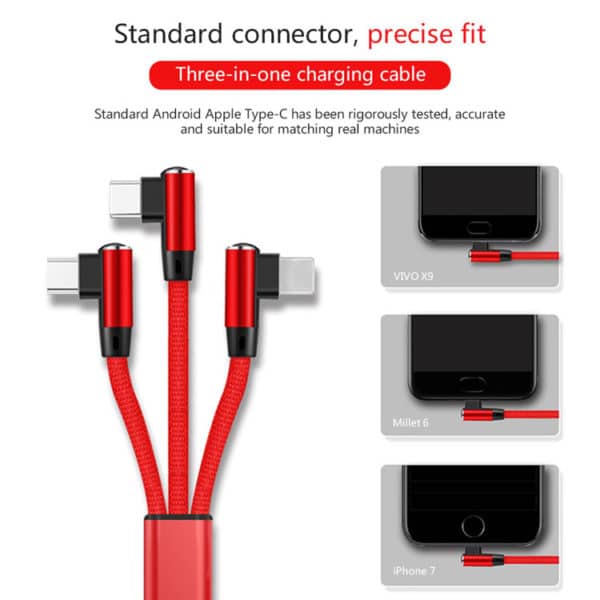 E-Shopper 3in1 USB Ladekabel