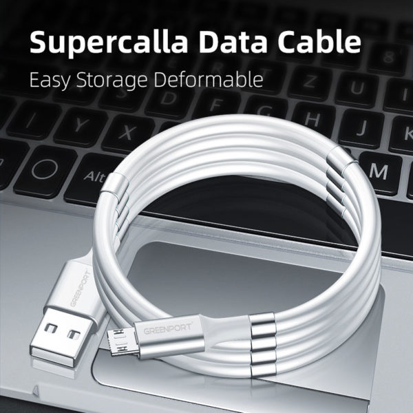 E-Shopper SuperCall Selfwinding Ladekabel Datenkabel
