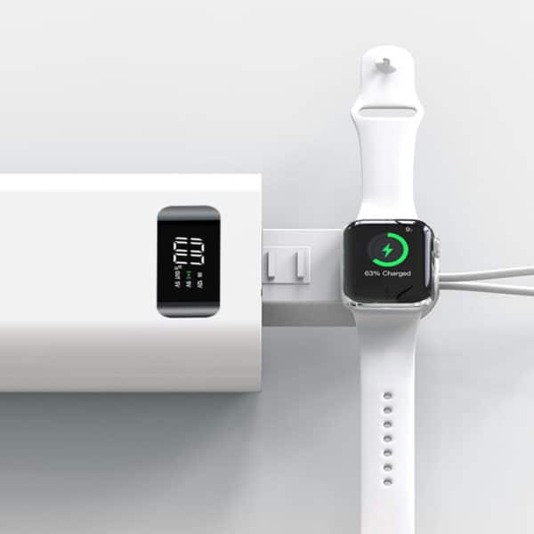 E-Shopper Magnetisches Wireless-Ladegerät für Apple Watches mit Apple Lightning (8-pin) Kabel