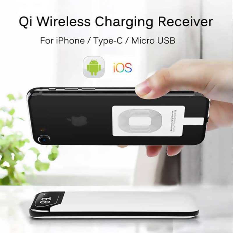 E-Shopper Qi Wireless Charging Empfänger für Smartphones