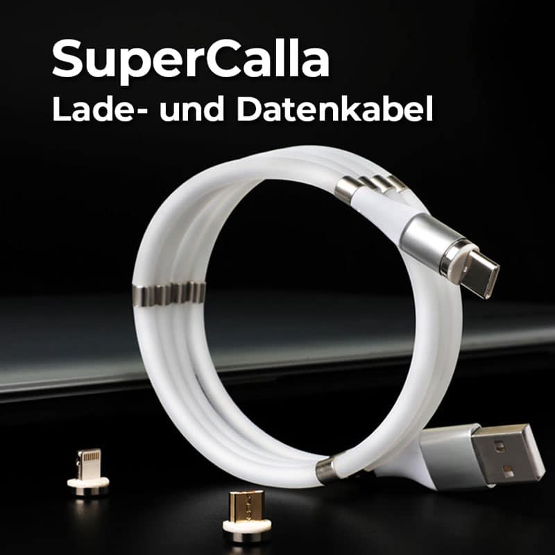 E-Shopper Supercalla 3in1 Magnetkabel Ladekabel Datenkabel