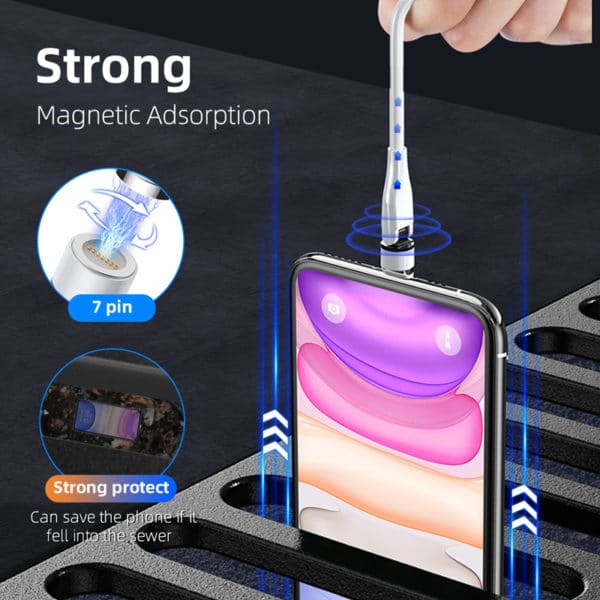 E-Shopper 540 Grad Magnet Ladekabel Datenkabel
