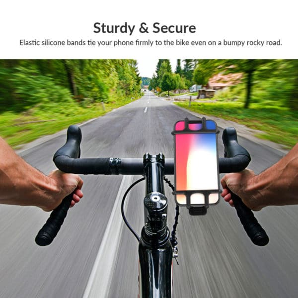 E-Shopper Rutschfeste Universal Motorradhalterung Fahrradhalterung