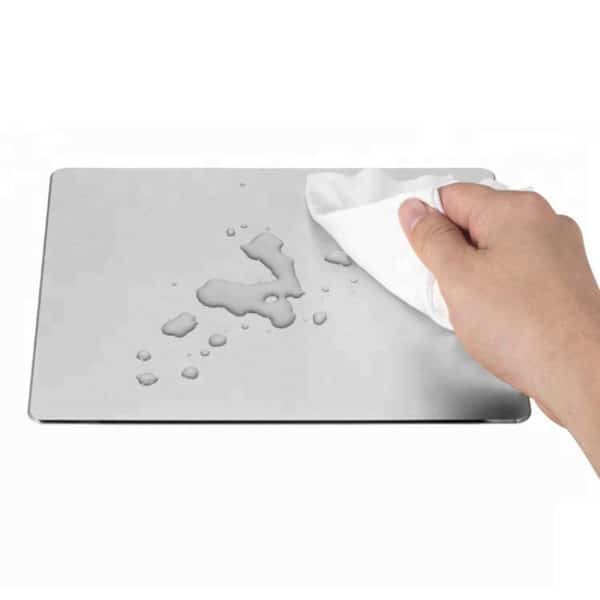 E-Shopper Rutschfestes wasserabweisendes Aluminium Mousepad