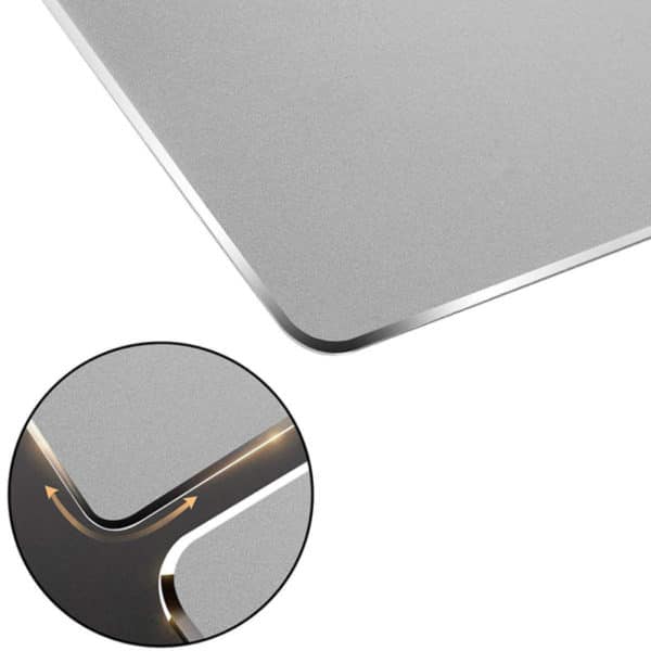 E-Shopper Rutschfestes wasserabweisendes Aluminium Mousepad